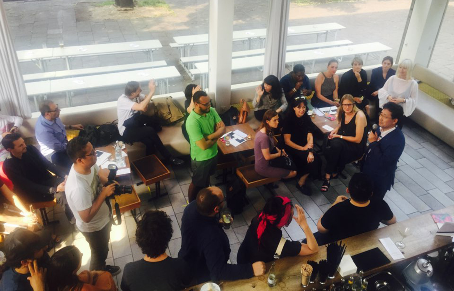 광주비엔날레 베를린 해외 홍보 설명회 이미지자료