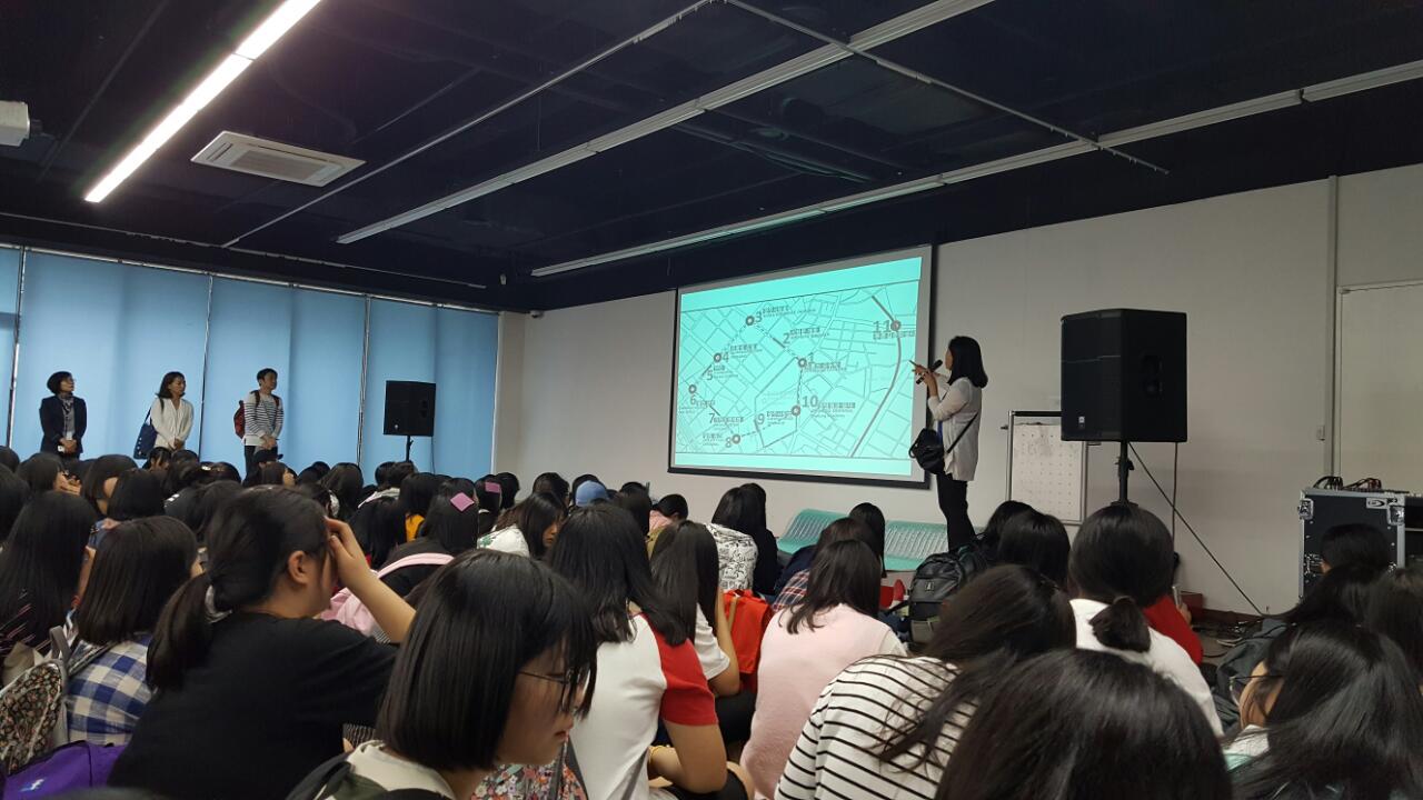 지난 12일 진행된 목포 정명여중 폴리투어 오리엔테이션 관련 사진