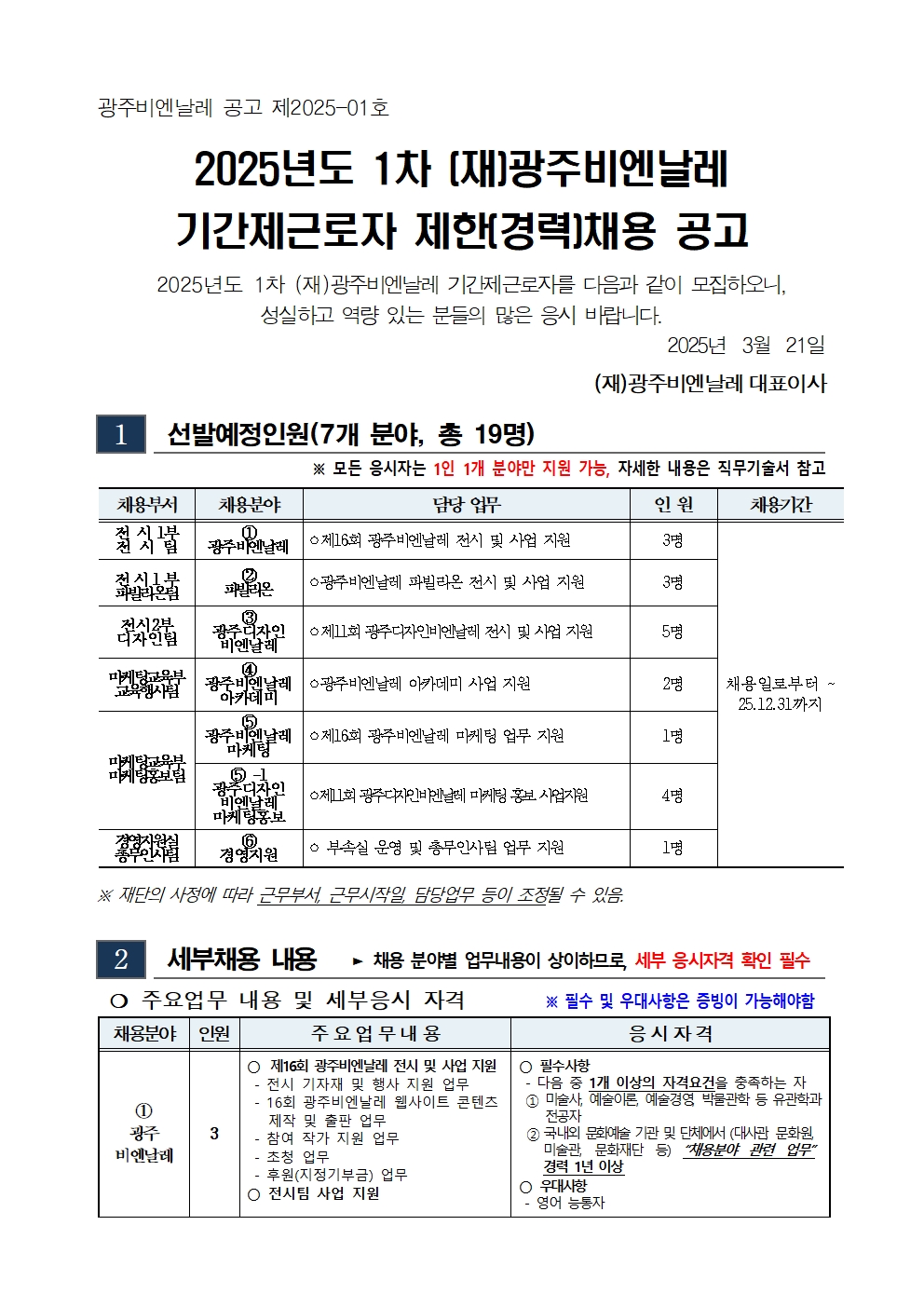 1. 2025년도 1차 광주비엔날레 기간제근로자 채용 공고001.jpg