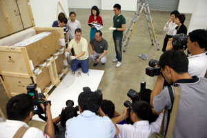 2012광주비엔날레 작품 첫 공개 관련 이미지