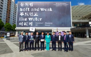 전국 시‧도교육감 제14회 광주비엔날레 관람 관련 이미지