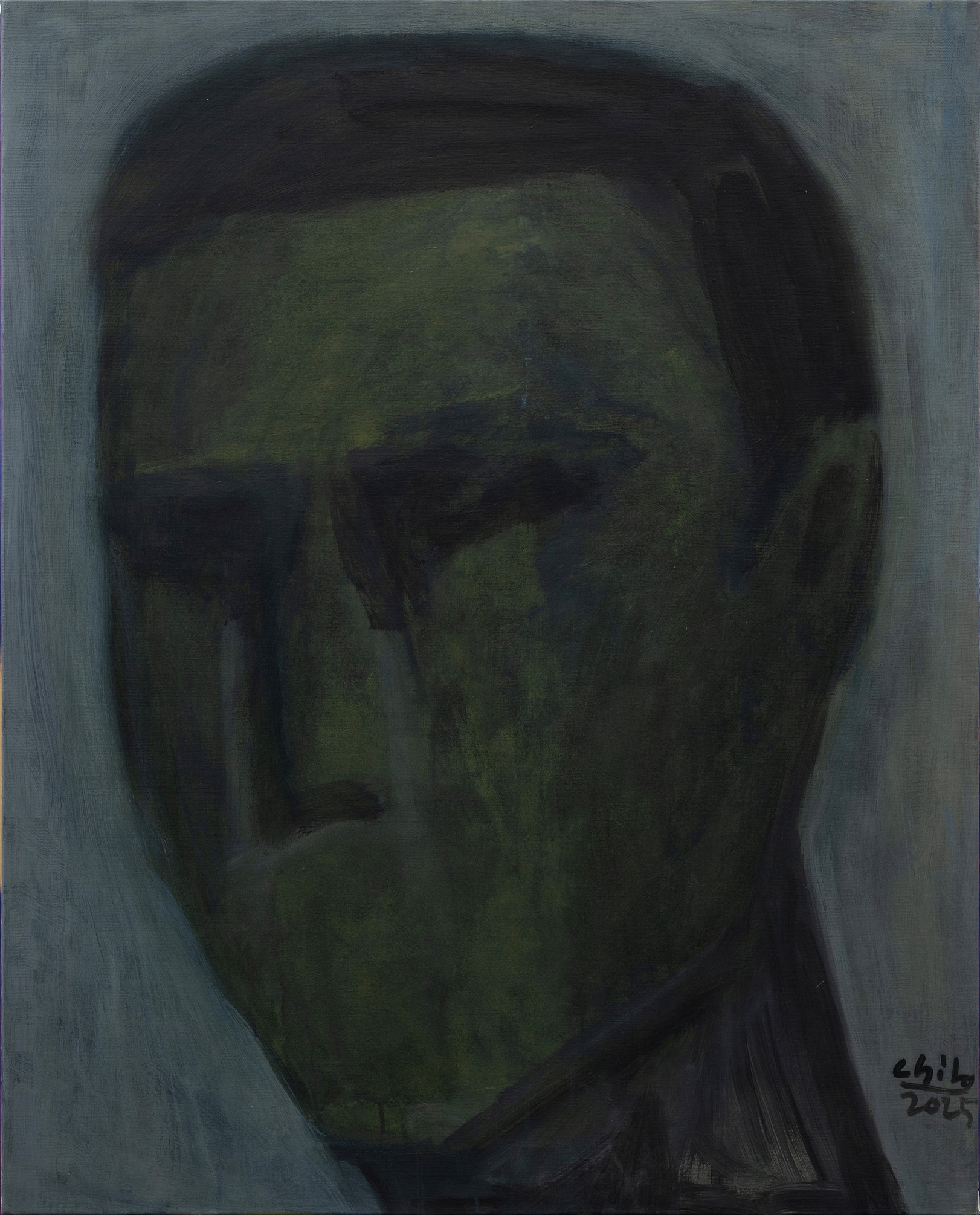 침묵 2025 91x72.5cm acrylic colors on linen.jpg
